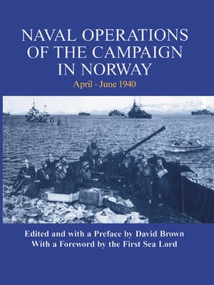 cover image of Naval Operations of the Campaign in Norway, April-June 1940